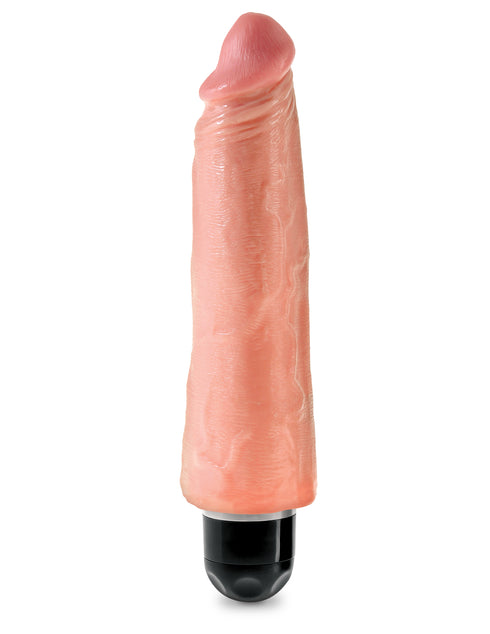 King Cock 8 in. Vibrating Stiffy White Flesh